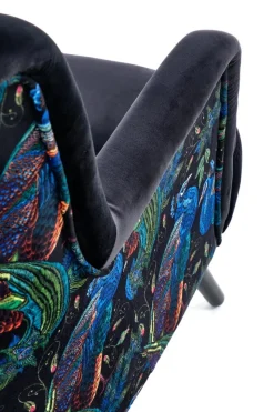 Fotel wypoczynkowy Gredos czarny