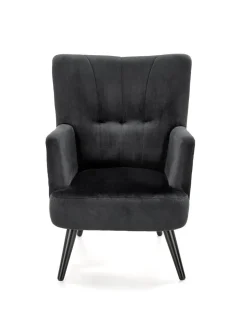 Fotel wypoczynkowy Gredos czarny