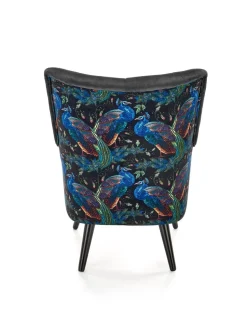 Fotel wypoczynkowy Gredos czarny