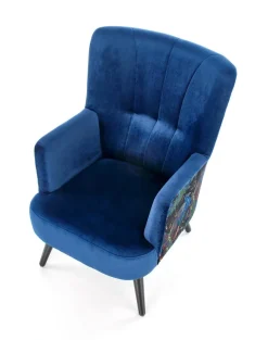 Fotel wypoczynkowy Gredos granatowy