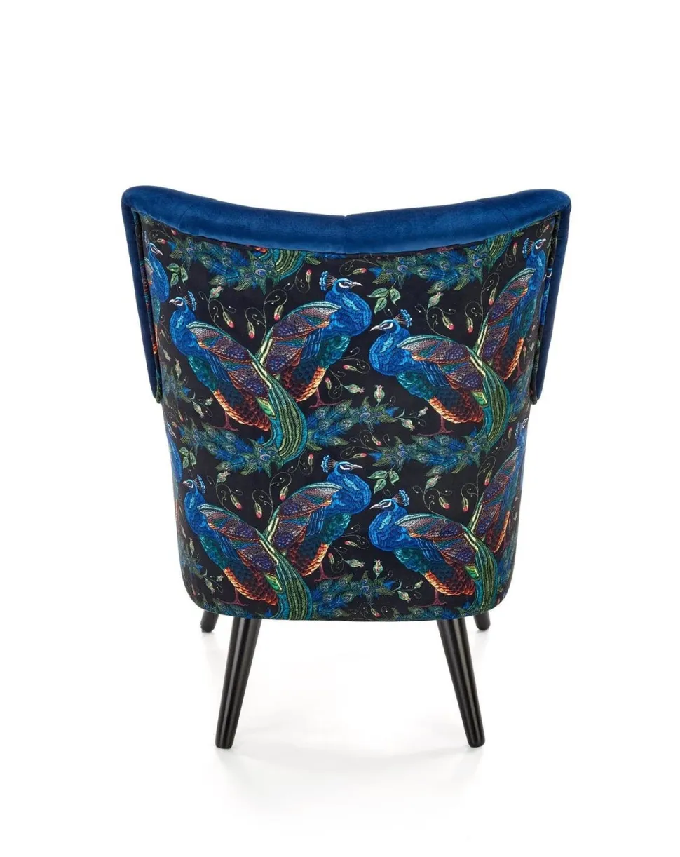 Fotel wypoczynkowy Gredos granatowy