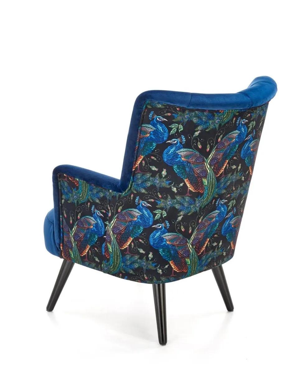 Fotel wypoczynkowy Gredos granatowy