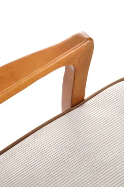 Fotel wypoczynkowy Grejs beż/orzech