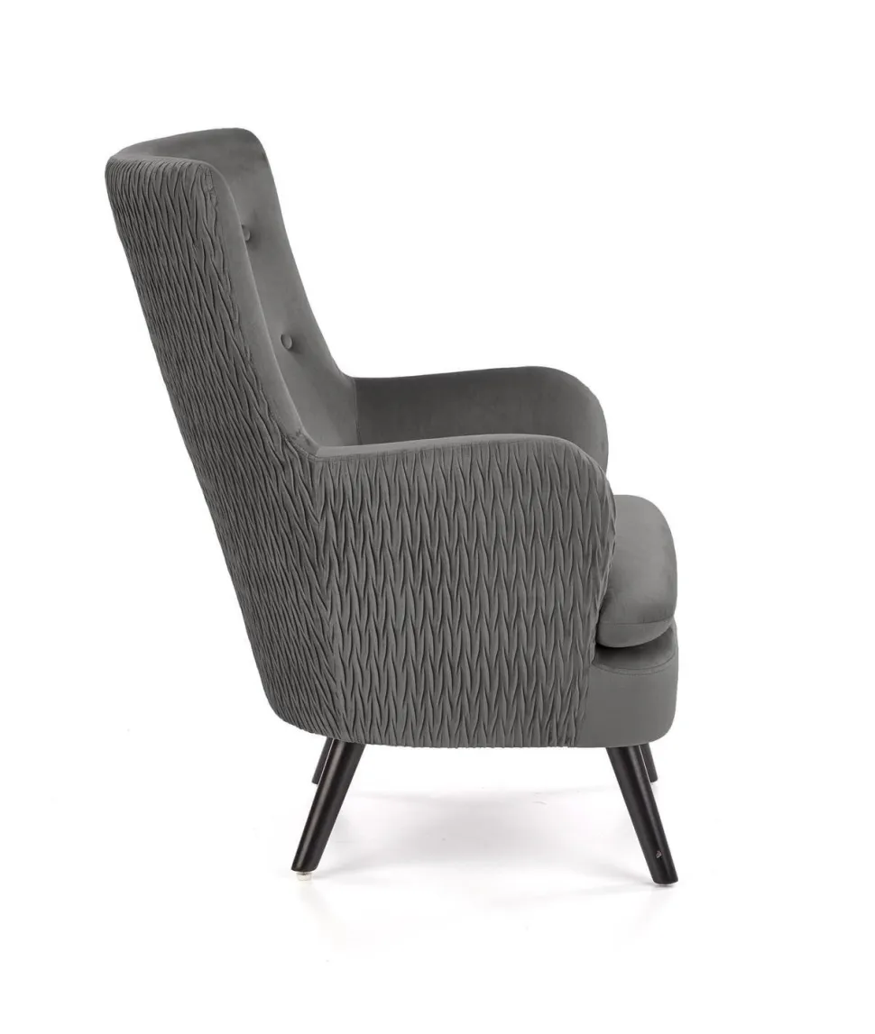 Fotel wypoczynkowy Idris szary