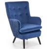 Fotel wypoczynkowy Idris granatowy