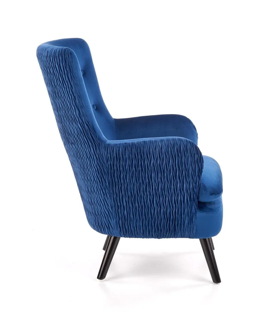 Fotel wypoczynkowy Idris granatowy