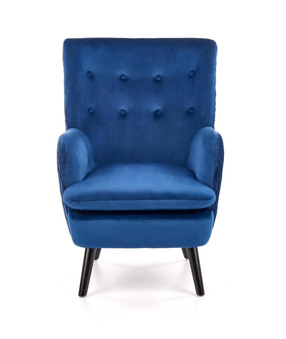 Fotel wypoczynkowy Idris granatowy