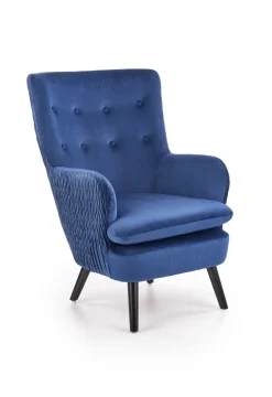 Fotel wypoczynkowy Idris granatowy