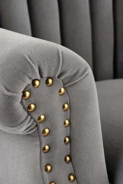 Fotel wypoczynkowy Vader szary