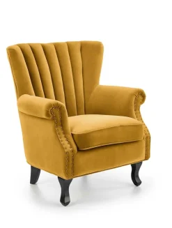 Fotel wypoczynkowy Vader żółty