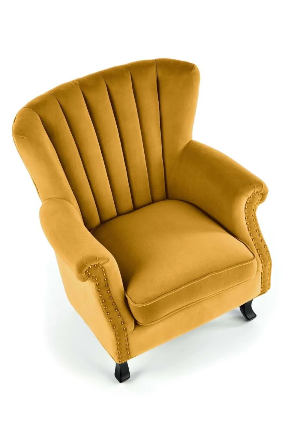 Fotel wypoczynkowy Vader żółty