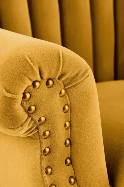 Fotel wypoczynkowy Vader żółty