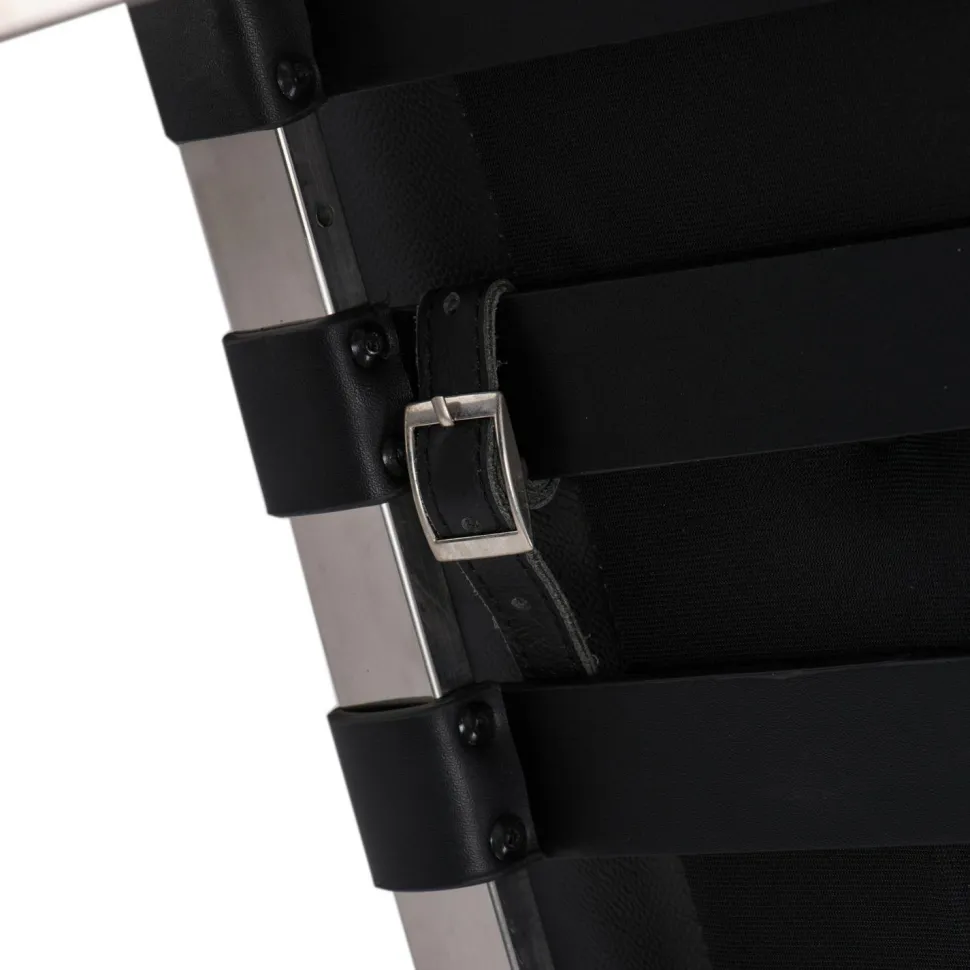 Fotel z podnóżkiem BA1 skóra naturalna inspirowany Barcelona