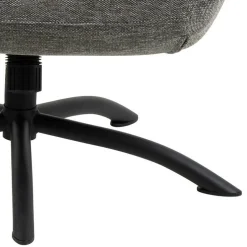 Fotel z podnóżkiem Talgarth szary