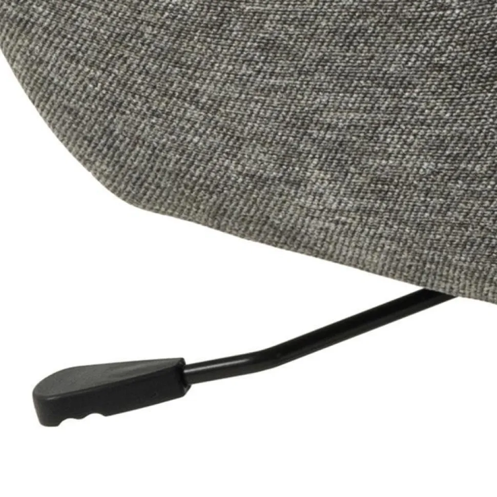 Fotel z podnóżkiem Talgarth szary