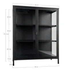 Gablota Brisbane 2 drzwi czarna