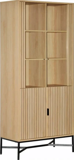 Gablota Jaipur dąb/czarna