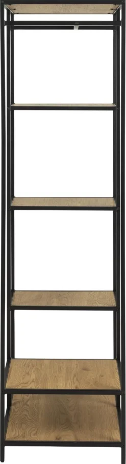 Garderoba Seaford dąb/czarny