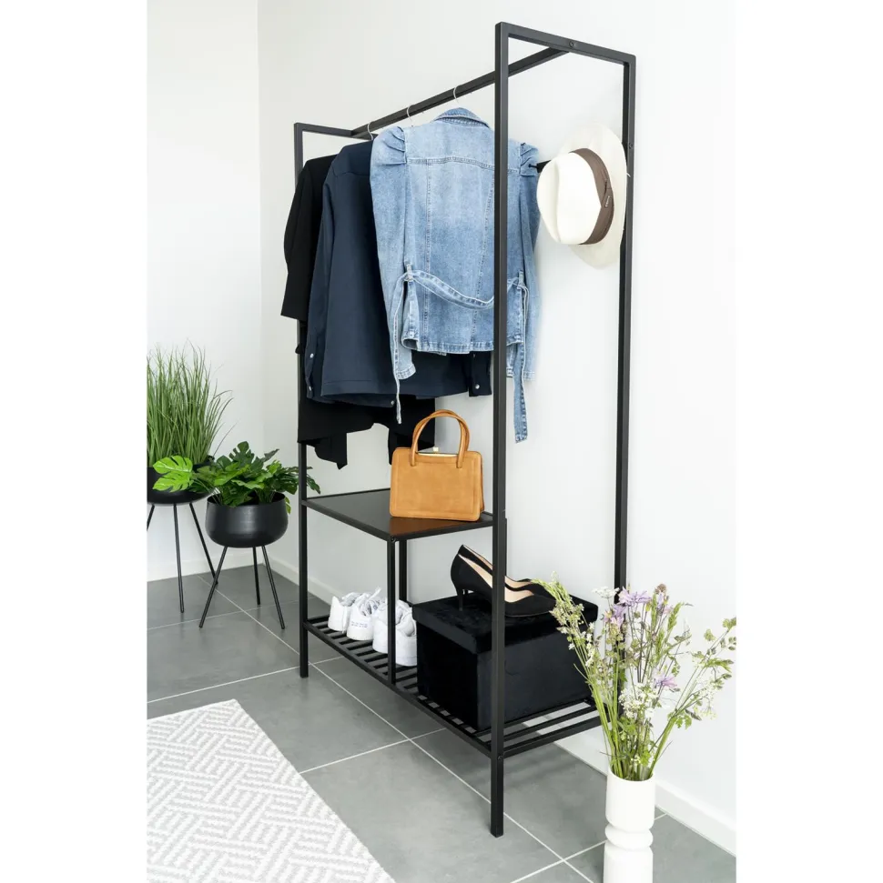 Garderoba/ wieszak Vita czarna