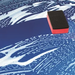 Gąbka do mycia samochodu czerwona/czarna