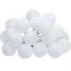 Girlanda cotton balls LED biała