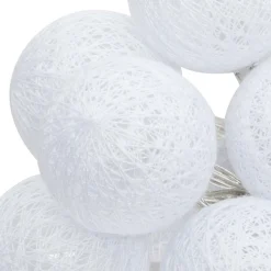 Girlanda Cottonbals białe 16 lampek