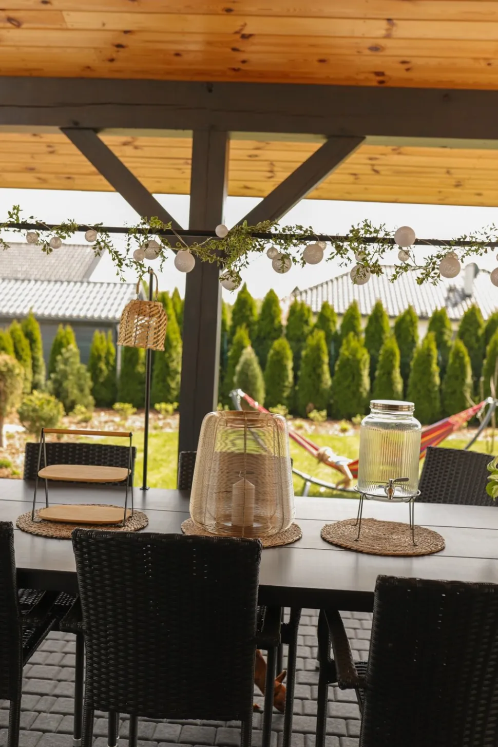 Girlanda Cottonbals kolorowe 20 lampek