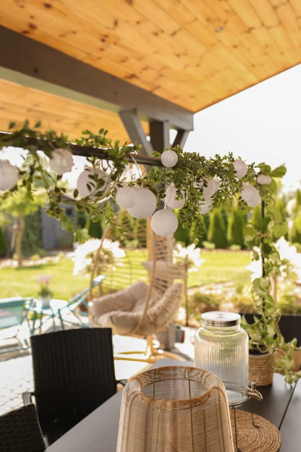 Girlanda Cottonbals kolorowe 20 lampek