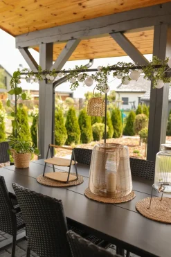 Girlanda Cottonbals żółte 16 lampek