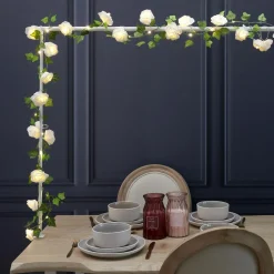 Girlanda LED sztuczna roślina