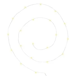 Girlanda 20mikro LED na baterie światło ciepłe