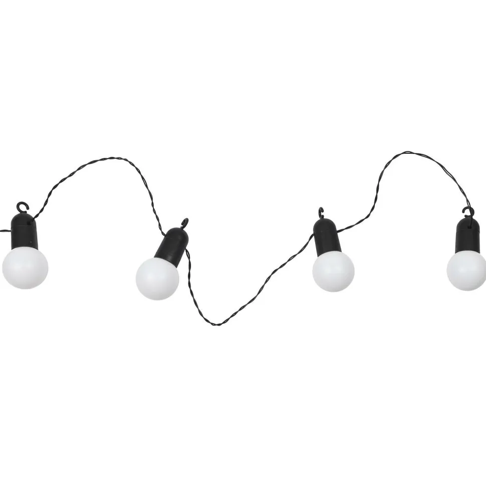 Girlanda ogrodowa żarówkowa 20 LED biała