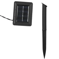 Girlanda solarna żarówkowa 20 LED biała