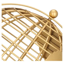 Globus metalowy złoty 28cm