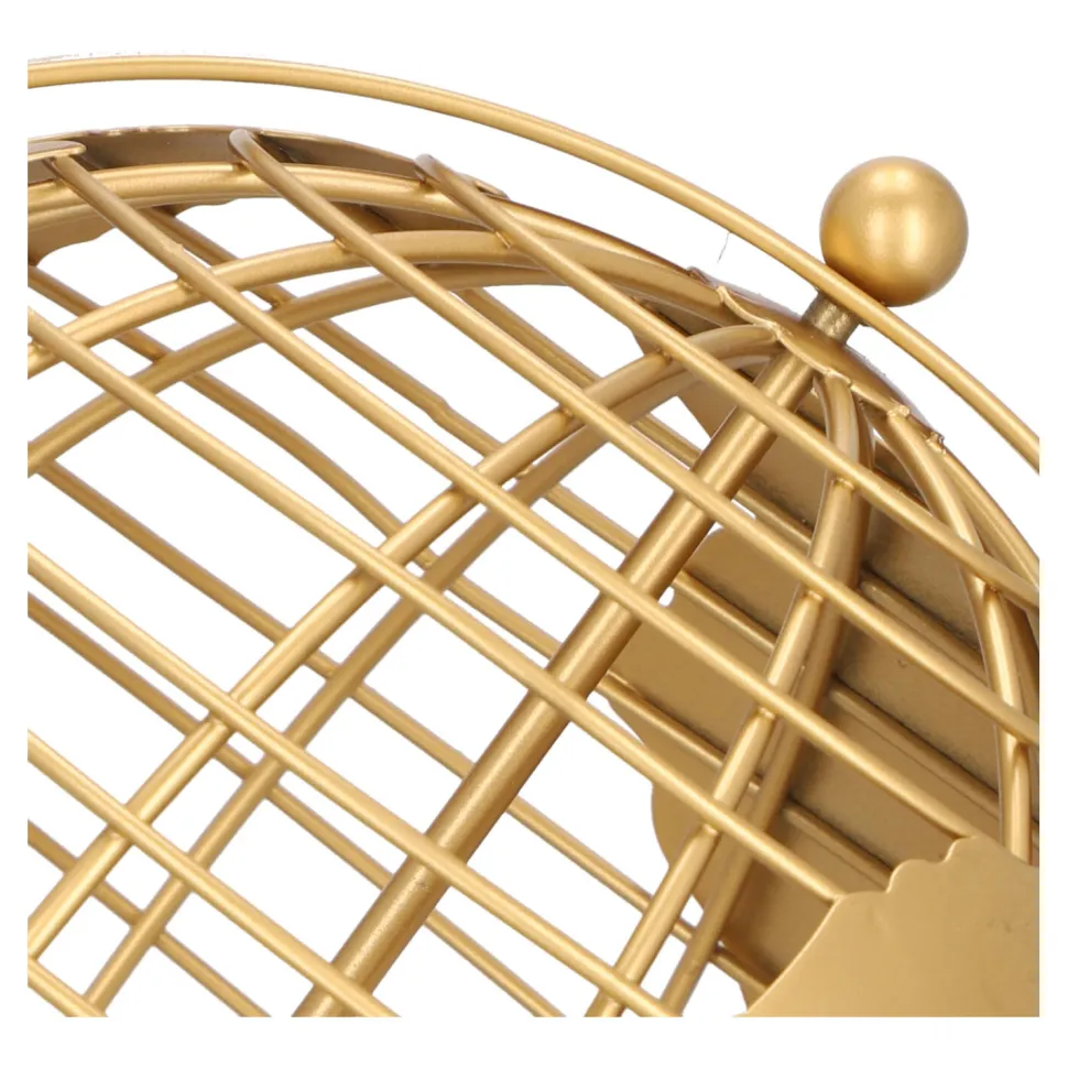 Globus metalowy złoty 28cm