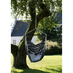 Hamak krzesło Lamia szary/biały