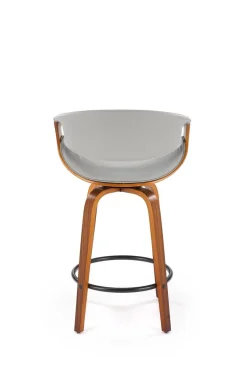 Hoker Analis PU popielaty/orzechowy