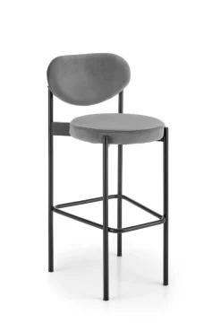 Hoker Camile welwet szary