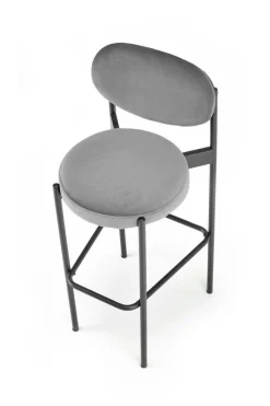 Hoker Camile welwet szary