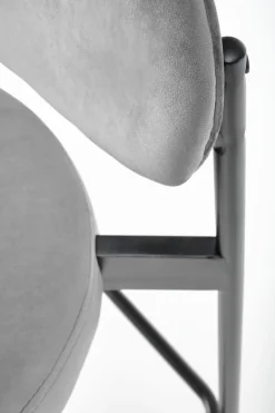 Hoker Camile welwet szary