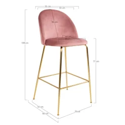 Hoker Lausanne różowy VIC/ złoty