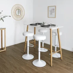 Hoker Mumford z regulowaną wysokością  biały