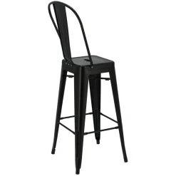 Hoker Paris 2 Back 75cm. czarny insp.Tolix