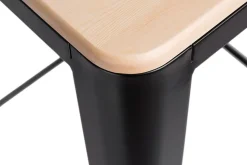 Hoker Paris 2 Wood 65cm czarny sosna