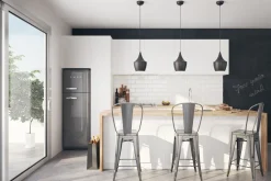 Hoker Paris Back 66cm żółty inspirowany Tolix