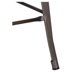 Hoker Paris Back short 66cm metaliczny insp. Tolix