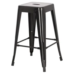 Hoker Paris 66cm czarny inspirowany Tolix