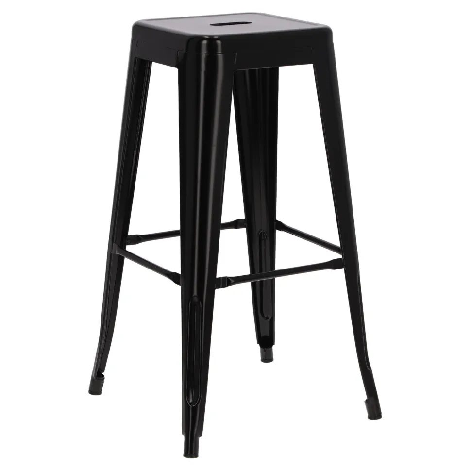 Hoker Paris 75cm. czarny insp. Tolix