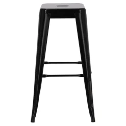 Hoker Paris 75cm. czarny insp. Tolix