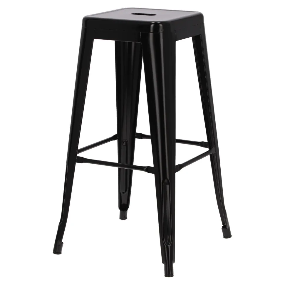 Hoker Paris 75cm. czarny insp. Tolix